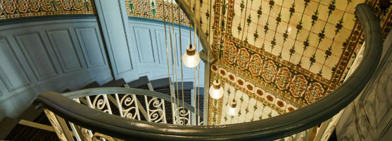The Midland Hotel stairs